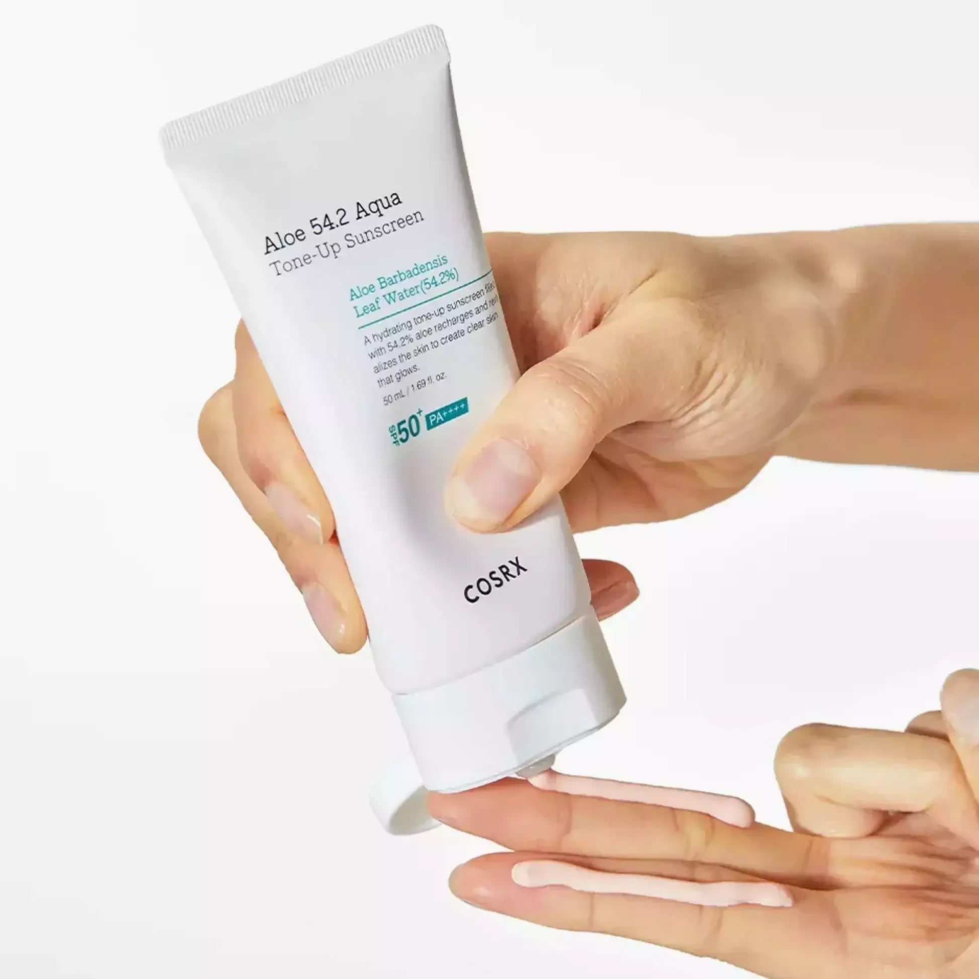 cosrx-542-aqua-tone-up-sunscreen-spf50-50ml-dosage