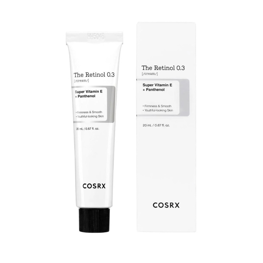 tube et emballage du cosrx retinol cream