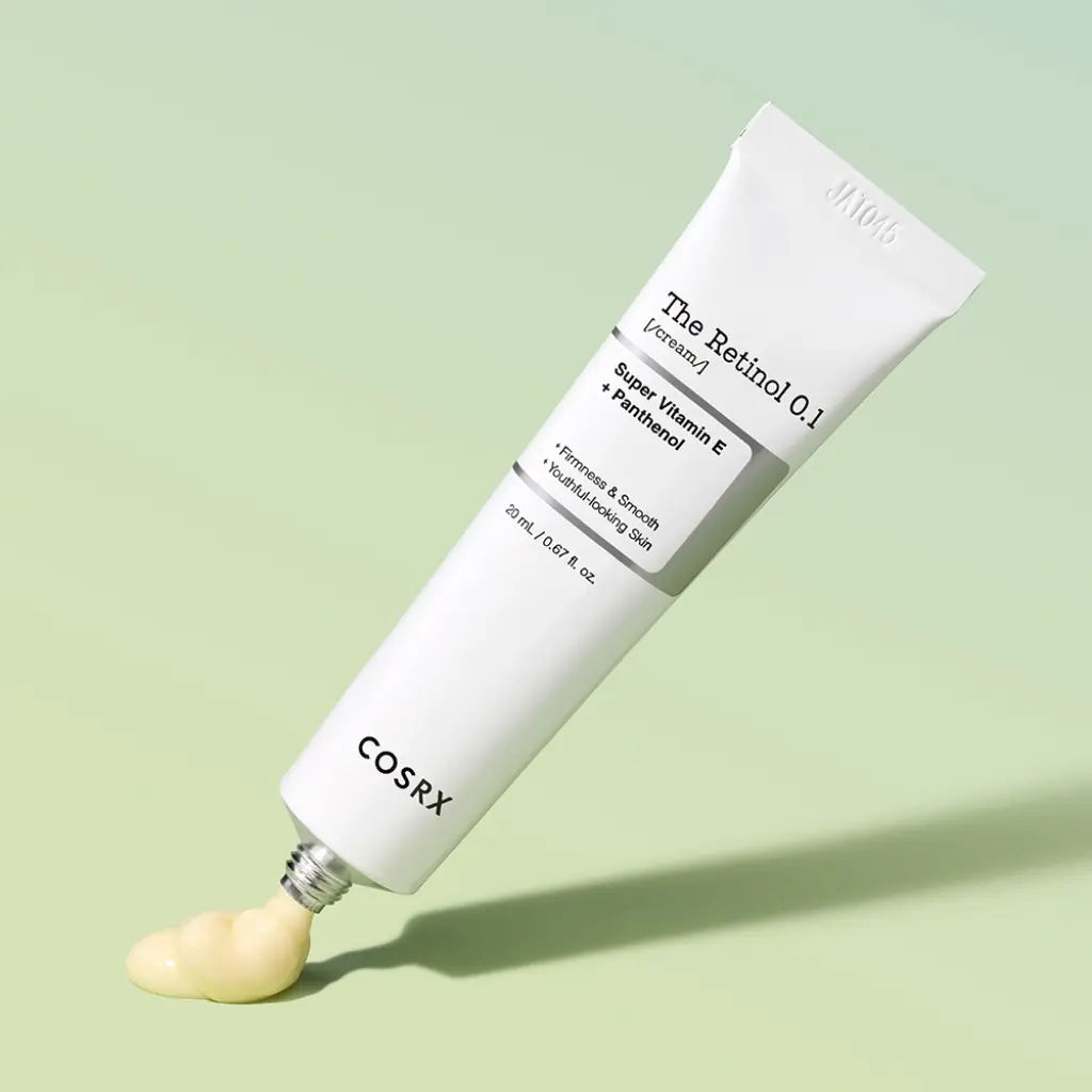 tube du cosrx rétinol cream avec sa texture