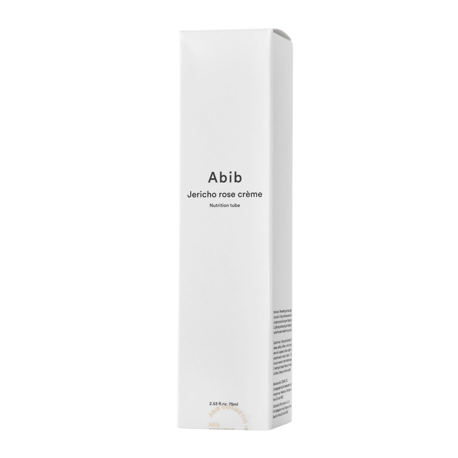 Boîte et tube de la crème Abib Jericho Rose Nutrition Creme soin coréen