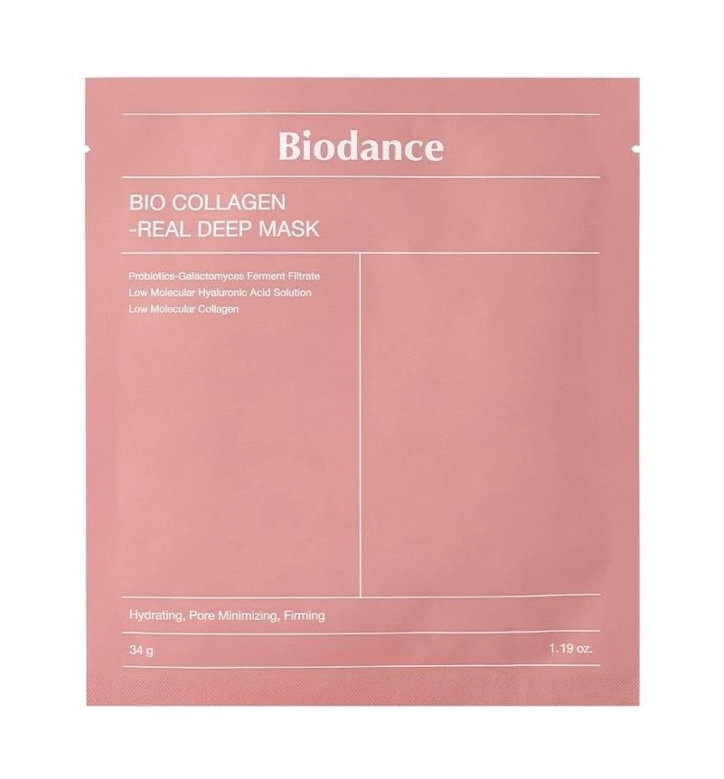 Masque de nuit hydrogel au collagène Biodance Bio-Collagen Real Deep Mask, cosmétique coréen.