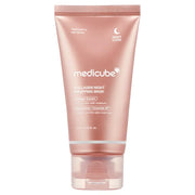 Flacon du masque de nuit Collagen Night Wrapping Peel Off Mask de Medicube sur fond blanc