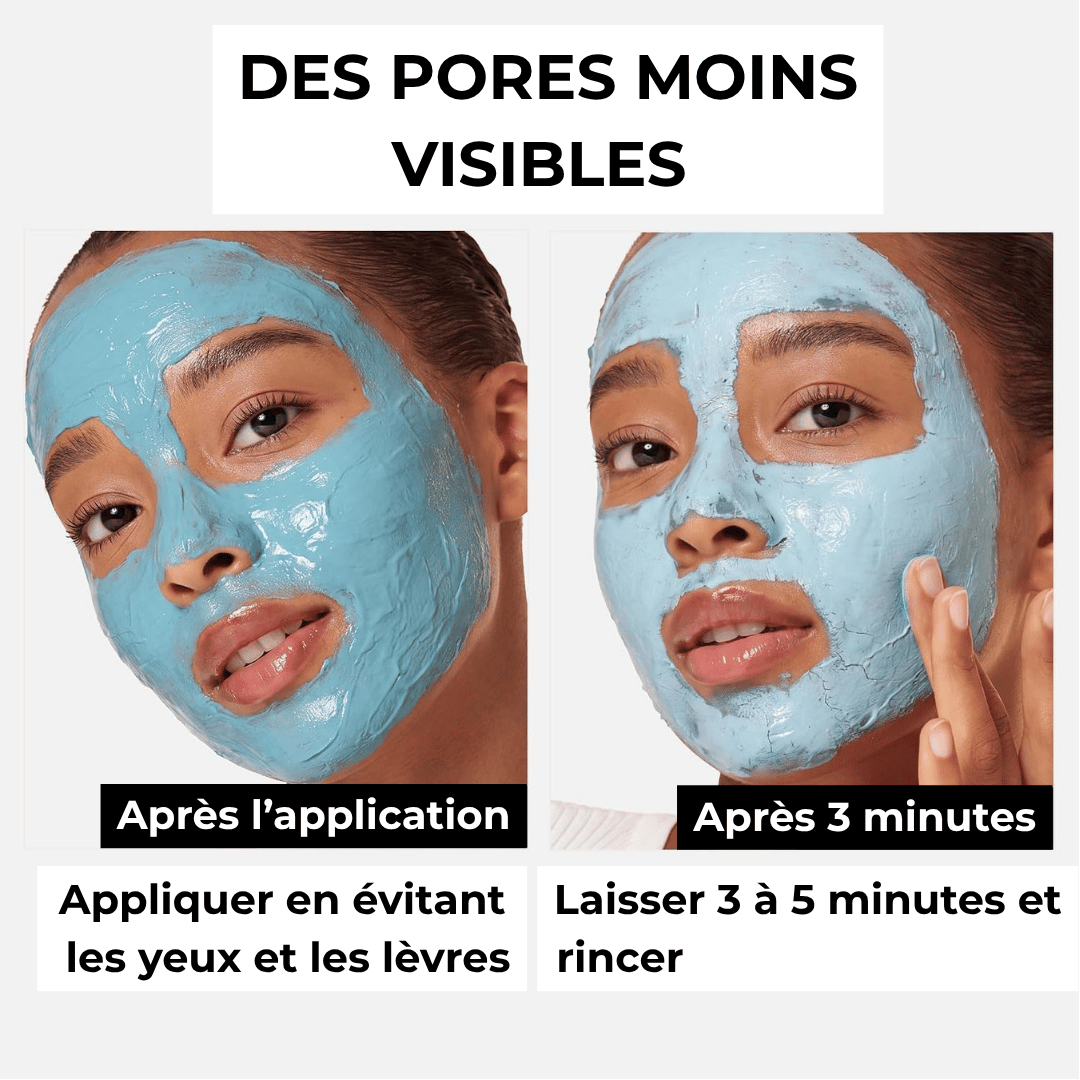 application sur le visage